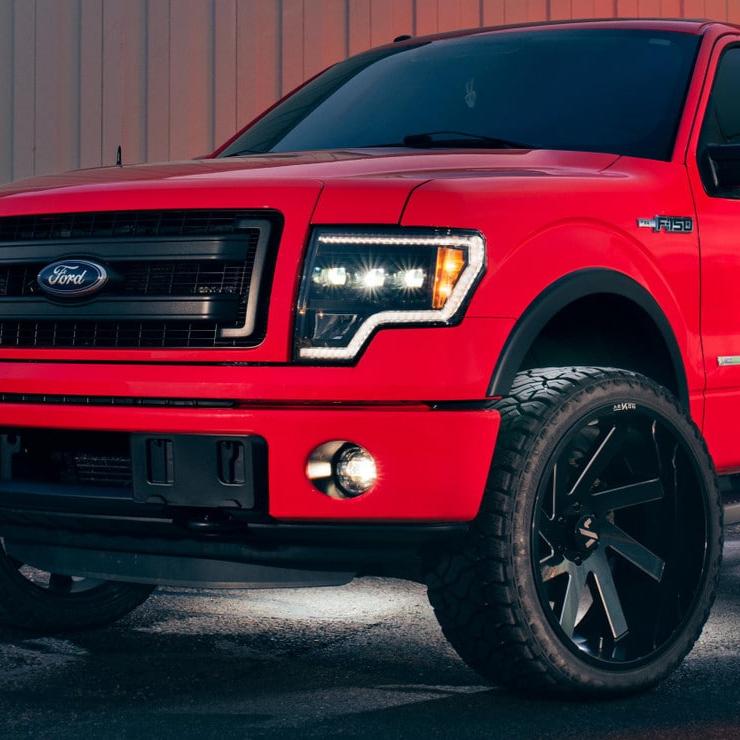 2009-2014 Ford F150 & Raptor LED DRL Projector Headlights