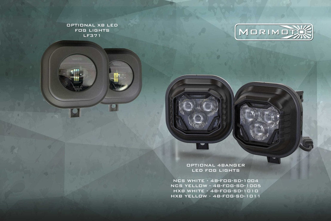 2011-2016 Ford Super Duty F250 White Amber XB LED DRL Projector Headlights