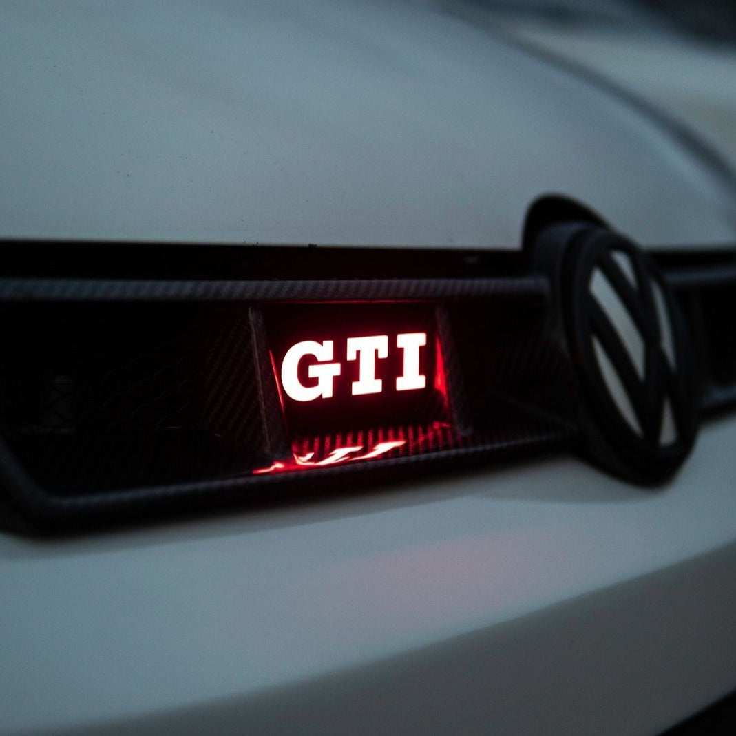 2004-2020 Volkswagen Golf GTI RGBW Flow Series LED Badge Emblem - Lit Logos