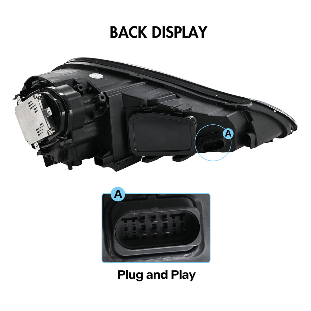 2007-2010 Porsche Cayenne 957 Matrix LED DRL Projector Headlights