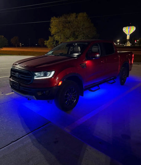 Magnetic Frame Mount RGBW LED Light Bar Strips - AutoLEDTech.com