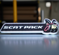 2015-2023 Dodge Charger Challenger Scatpack RGB Flow Series LED Badge Emblem Logo