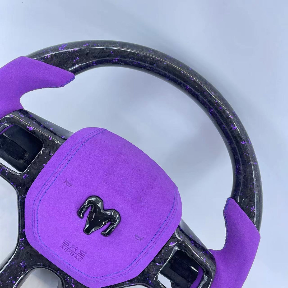 2012-2018 Dodge Ram Custom Carbon Fiber Steering Wheel - AutoLEDTech.com