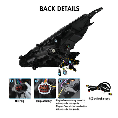 2009-2020 Nissan 370Z Z34 Fairlady RGB LED DRL Headlights - AutoLEDTech.com