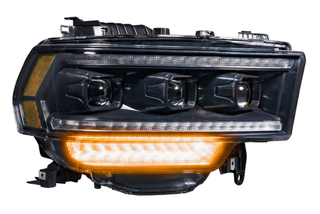 2019-2024 Ram HD 2500 LED DRL Projector Replacement Headlights