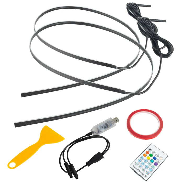 2018-2023 Jeep Wrangler JL Gladiator JT Dynamic ColorSHIFT LED Interior Dash Board Kit