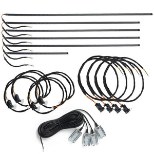 Dynamic ColorSHIFT 18 Piece Universal Full LED Interior Dash Board Kit - AutoLEDTech.com