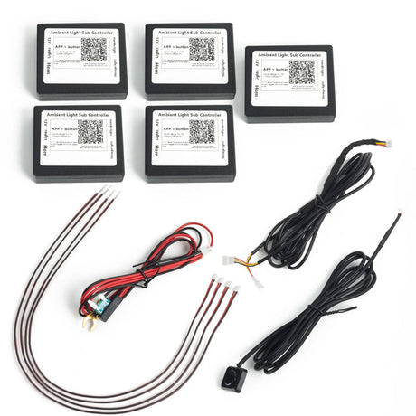 Dynamic ColorSHIFT 18 Piece Universal Full LED Interior Dash Board Kit - AutoLEDTech.com