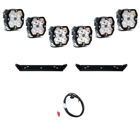 2021-2026+ Ford Raptor Baja Designs Squadron 2.0 Behind-The-Grill Light Kit - AutoLEDTech.com