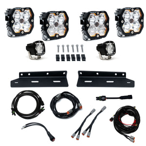 2021-2026+ Ford Raptor Baja Designs Squadron 2.0/S1 Fog Pocket Light Kit - AutoLEDTech.com