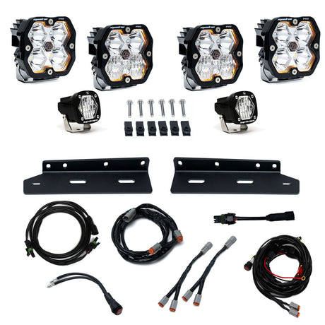2021-2026+ Ford Raptor Baja Designs Squadron 2.0/S1 Fog Pocket Light Kit - AutoLEDTech.com