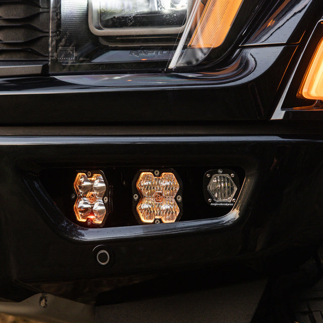 2021-2026+ Ford Raptor Baja Designs Squadron 2.0/S1 Fog Pocket Light Kit - AutoLEDTech.com