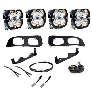2023-2026+ Ford F250 Super Duty Baja Designs Squadron 2.0 Dual Fog Pocket Light Kit - AutoLEDTech.com