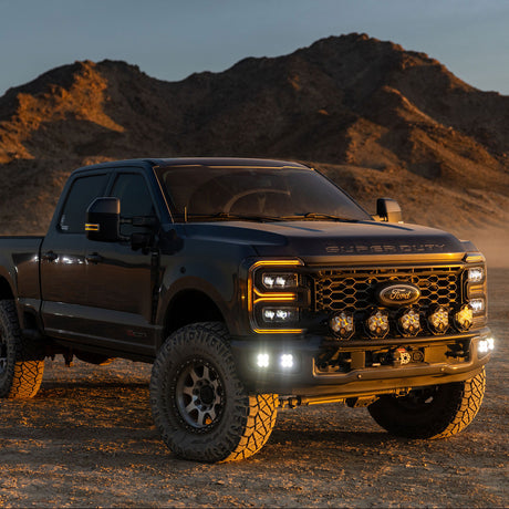 2023-2026+ Ford F250 Super Duty Baja Designs Squadron 2.0 Dual Fog Pocket Light Kit - AutoLEDTech.com