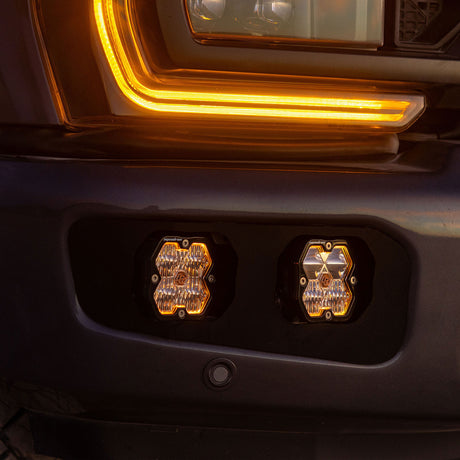 2023-2026+ Ford F250 Super Duty Baja Designs Squadron 2.0 Dual Fog Pocket Light Kit - AutoLEDTech.com