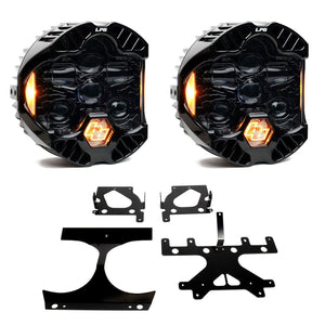 Baja Designs DOT LP6 Road Glide dual headlight kit amber DRL