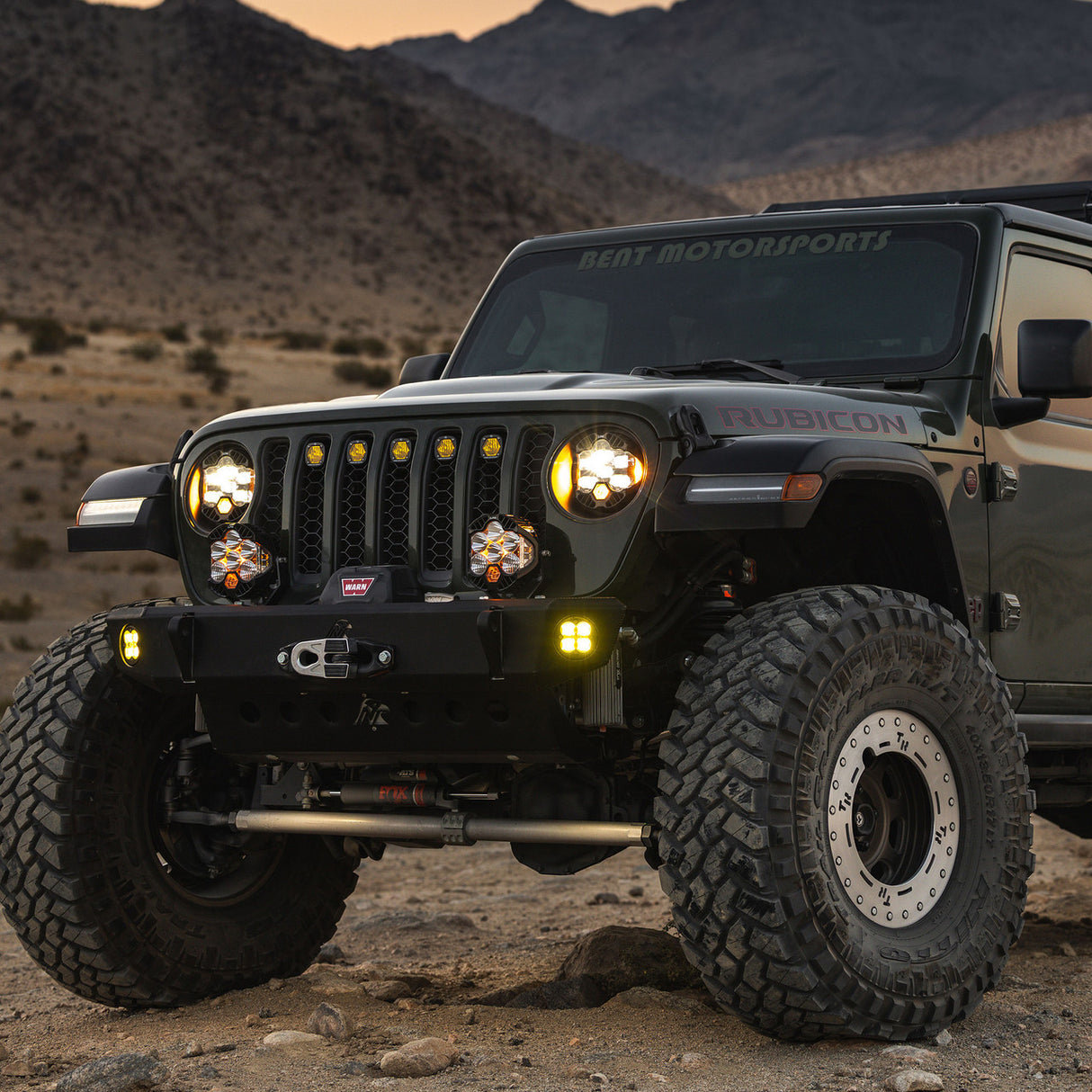 2018-2025 Jeep Wrangler Gladiator JL JT DOT LP6 LED Headlight Kit - Baja Designs