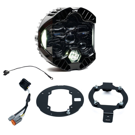 Baja Designs DOT LP6 Low Rider ST no-cut headlight kit contents