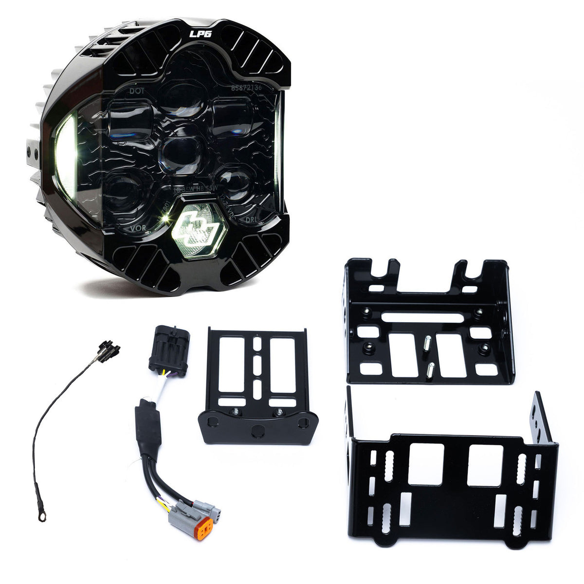 2018-2026 Harley Davidson Softail DOT LP6 LED Motorcycle Headlight Kit - Baja Designs