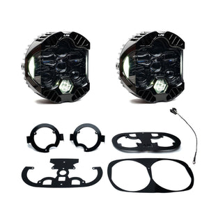 1998-2013 Harley Davidson Road Glide (Pre-Rushmore) DOT LP6 LED Motorcycle Dual Headlight Kit - Baja Designs