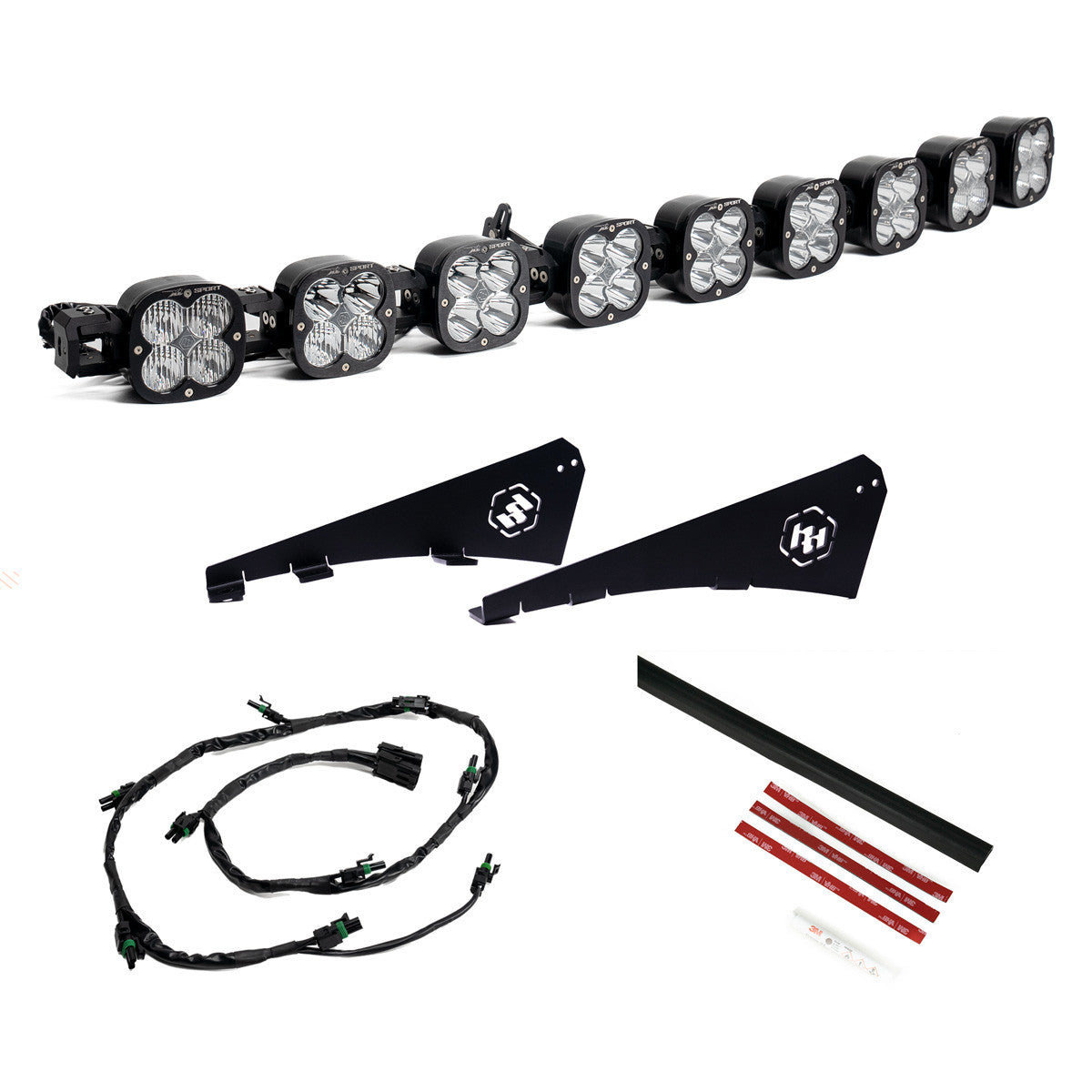 2022-2026+ Toyota Tundra Baja Designs 9XL Linkable Roof Light Bar Kit