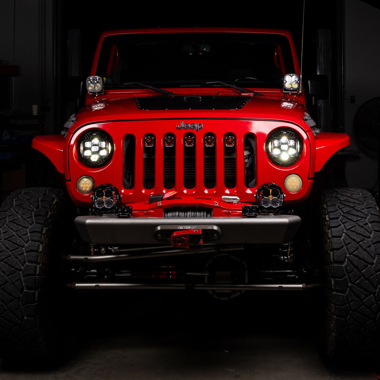 2007-2018 Jeep Wrangler JK DOT LP6 LED Headlight Kit - Baja Designs