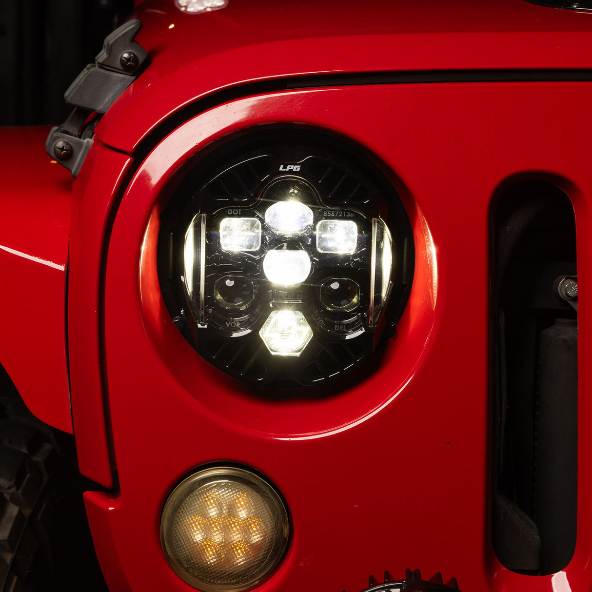 2007-2018 Jeep Wrangler JK DOT LP6 LED Headlight Kit - Baja Designs