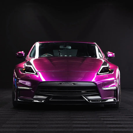 2009-2020 Nissan 370Z Z34 Fairlady RGB LED DRL Headlights - AutoLEDTech.com