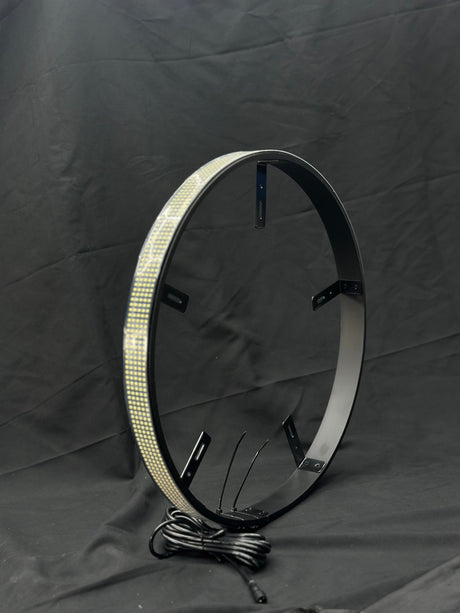 5 ROW Pure White LED Wheel Ring Lights Kit - AutoLEDTech.com