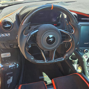 Mclaren MP4-12C 570S 600LT 675LT Custom Carbon Fiber Steering Wheel