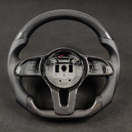 2018+ Mercedes W907/W910 Sprinter Custom Carbon Fiber Steering Wheel - AutoLEDTech.com