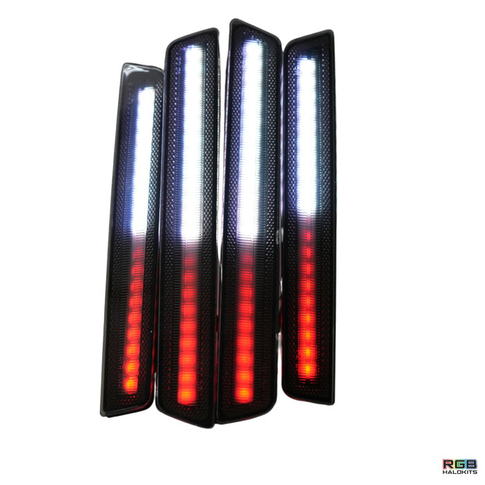 2015-2023 Dodge Challenger RGB Flow Series LED Smoked Side Marker Lights