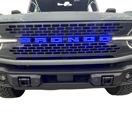 2021-2024+ Ford Bronco RGB Flow Series LED Grill Badge Emblem Logo