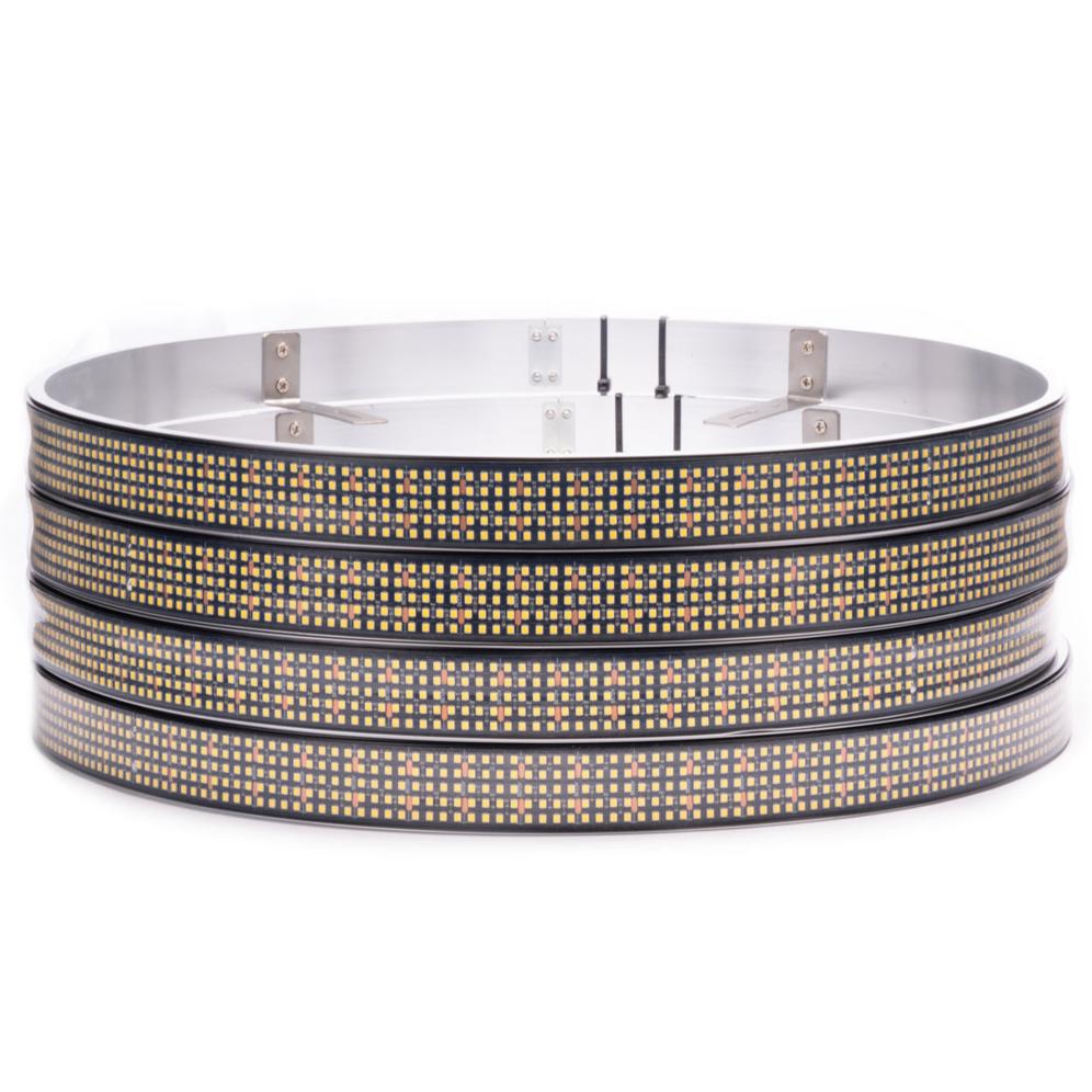 5 ROW Pure White LED Wheel Ring Lights Kit - AutoLEDTech.com