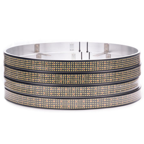 5 ROW Pure White LED Wheel Ring Lights Kit - AutoLEDTech.com
