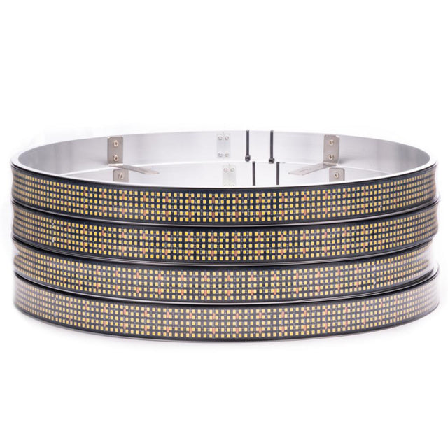 5 ROW Pure White LED Wheel Ring Lights Kit - AutoLEDTech.com