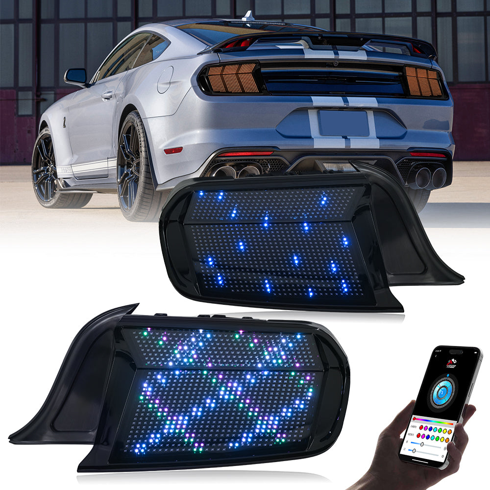 15-23 Ford Mustang RGB Flow LED Matrix Tail Lights