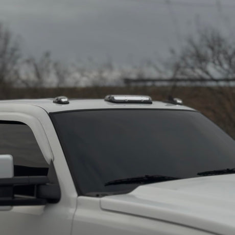 2000-2006 GMC Chevy HD Smoked White Amber LED Roof Cab Lights - AutoLEDTech.com