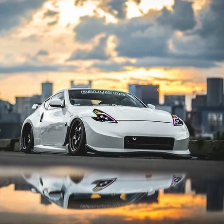 2009-2020 Nissan 370Z Z34 Fairlady RGB LED DRL Headlights - AutoLEDTech.com
