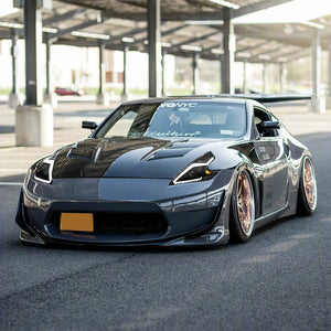 2009-2020 Nissan 370Z Z34 Fairlady RGB LED DRL Headlights - AutoLEDTech.com