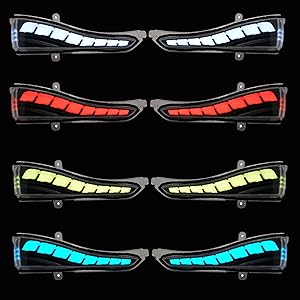 2014-2024 Infiniti Q50 Q60 Q70 Flow Series RGB LED Side Mirror Lights + Turn Signals