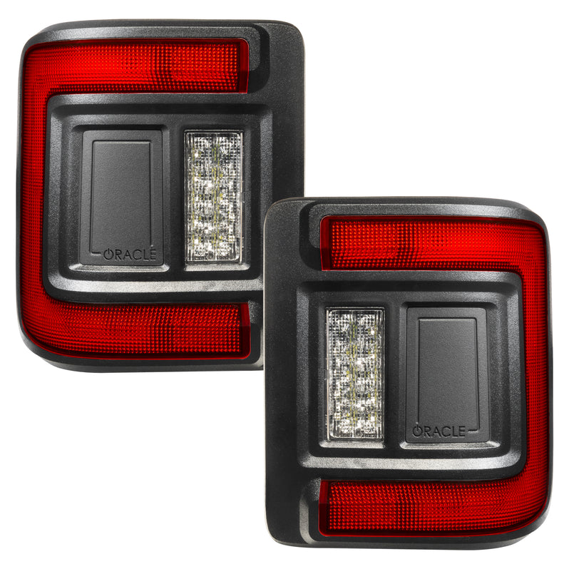 2018-2025+ Jeep Wrangler JL Red Smoked LED Flush Mount Tail Lights