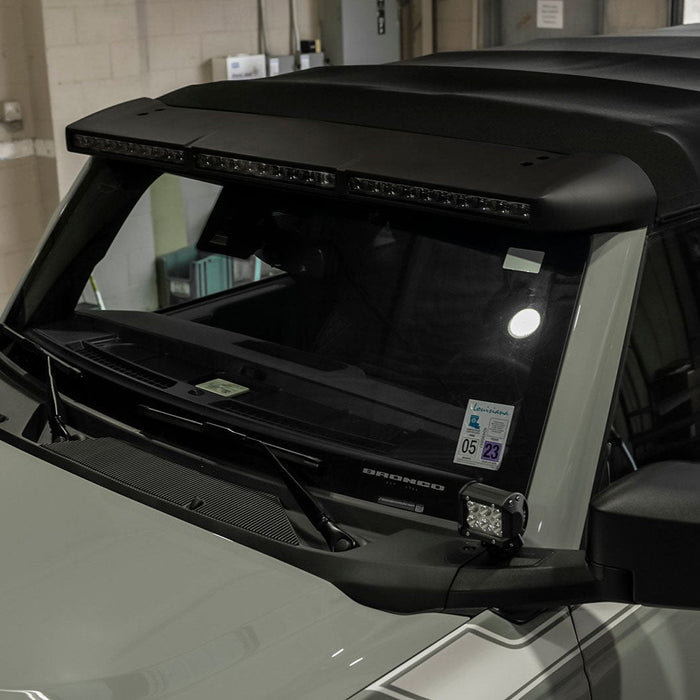 2021-2025 Ford Bronco Integrated Windshield Roof LED Light Bar - AutoLEDTech.com