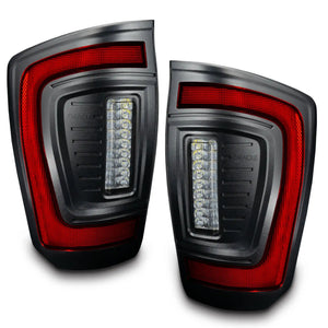 Tacoma flush mount LED tail lights - red lens