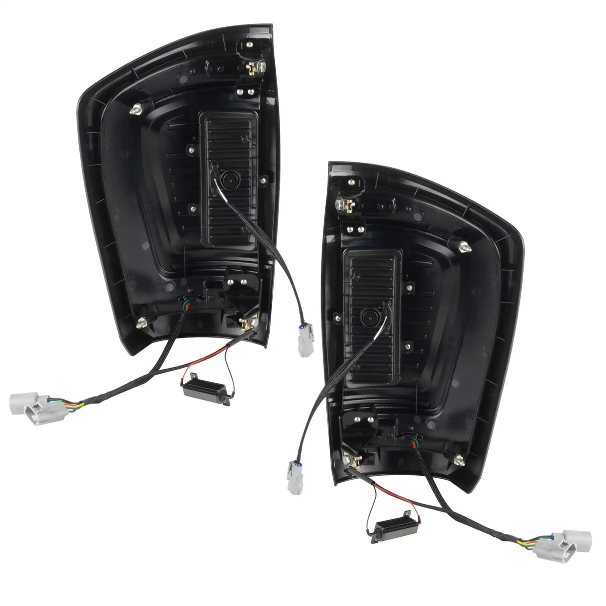 Rear view of Tacoma flush mount LED tail lights