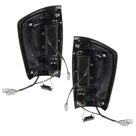 Rear view of Tacoma flush mount LED tail lights