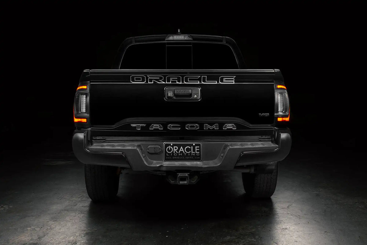 Tacoma flush mount LED tail lights - running lights on