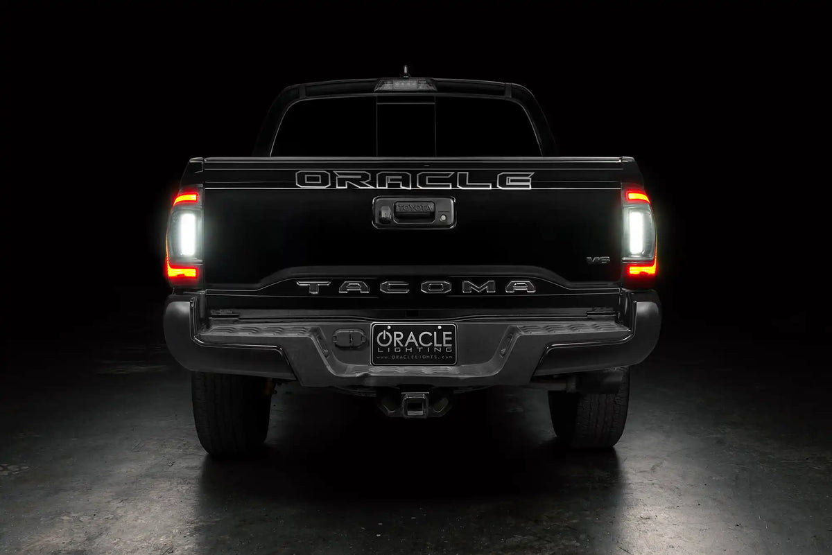Tacoma flush mount LED tail lights - reverse lights on