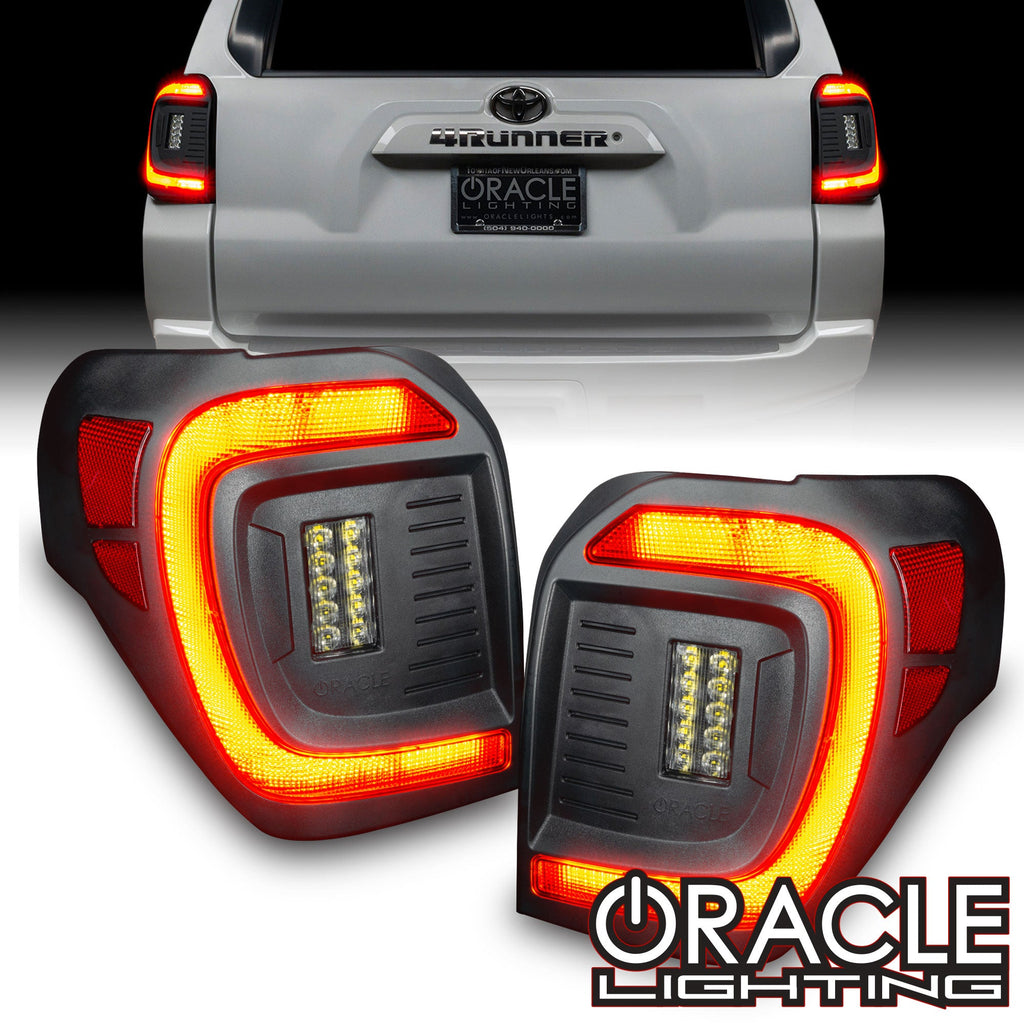 2014-2024 Toyota 4Runner Red Smoked LED Flush Mount Tail Lights