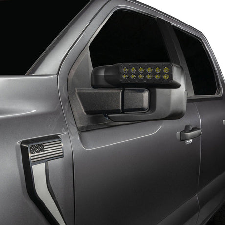 2021-2026 Ford F150 & Raptor LED Off-Road Side Mirror Ditch Lights - AutoLEDTech.com